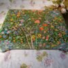 Wedding keepsake box with lock, Flower and bird theme jewelry box, Wooden Real gold painted trunk-