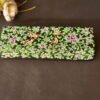 Wooden pencil pouch holder candy dnd dice box with painted lacquered daffodil delight-8 inches-