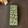 Wooden pencil pouch holder candy dnd dice box with painted lacquered daffodil delight-8 inches-