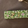 Wooden pencil pouch holder candy dnd dice box with painted lacquered daffodil delight-8 inches-
