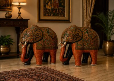 Elephant gift statue for anniversary: 20 inches plush elephant(* Sold as a single piece*)