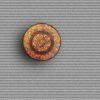 Gulandar Gul Wall Plate,Wall plate Vintage (2000s) Real Gold painted Wall Art Paper mache Gulandar Gul design-