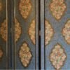 Floral Wooden Room Divider - Dual Art Themes, Floral Masterpieces-paper mache Kashmir