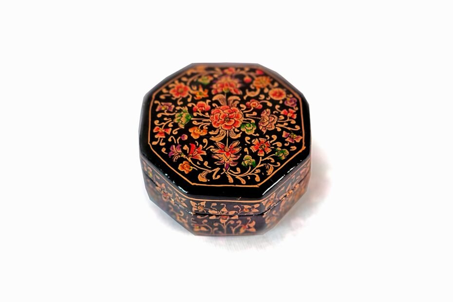 Hexi Ring Box - Kashmir Arts