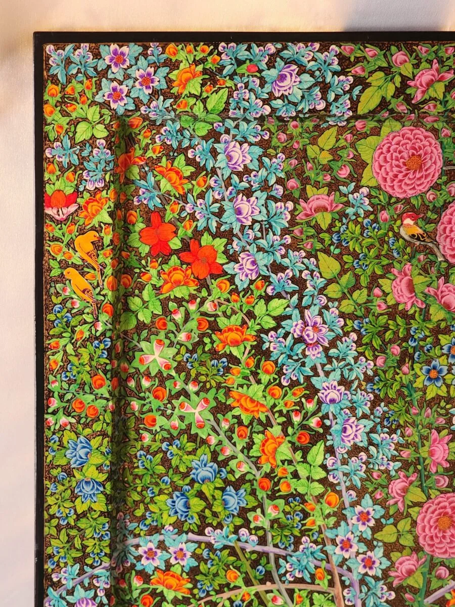 Intricate Paper Mache Patterns Wall Painting