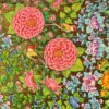 Intricate Paper Mache Patterns Wall Painting