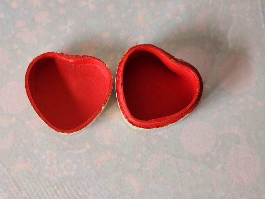 Hand-Painted Heart Box