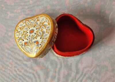 Hand-Painted Heart Box
