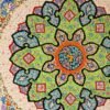 papier mache naqashi - karigari ceiling,Elaborate Persian ceiling medallion design