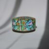 Real Gold oval paper mache box