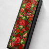 Decorative enamel box with floral design