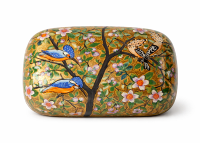 Decorative
storage box handmade – Floral Bird Design (7 x 4 x 3 Inches)