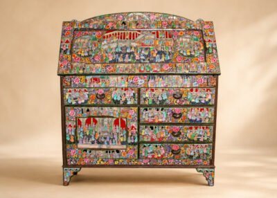 hand painted desk