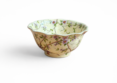 Kashmiri Paper Mache Floral Bowll