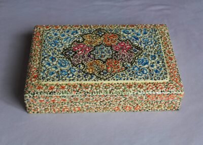 Celestial
Bloom Keepsake Box – Vibrant Kashmiri Elegance in Every Detail
