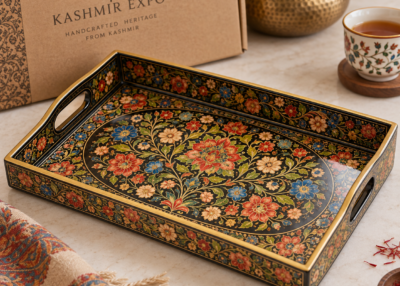 papier mache tray
