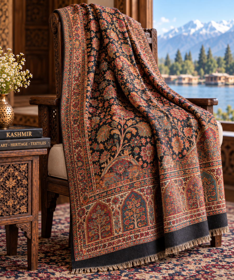 Kani weave shawl