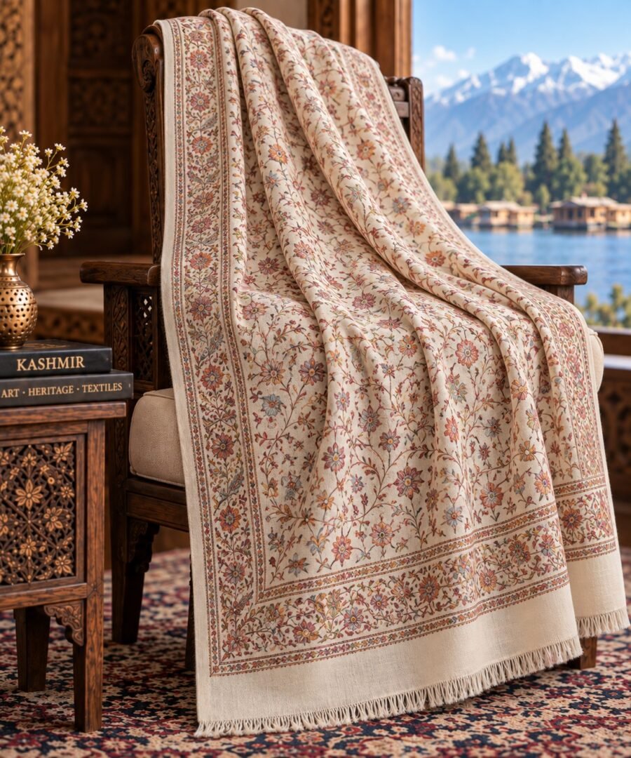 Sozni pashmina shawl